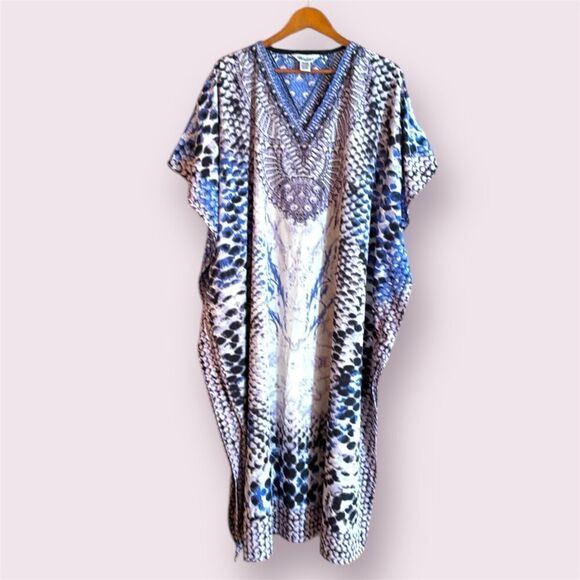 WINLAR Vintage Caftan Kaftan Snakeskin Print - Picture 1 of 7